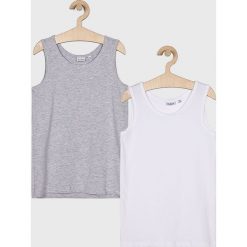 Blukids - T-shirt dziecięcy (2-pack). Białe t-shirty chłopięce Blukids, bez wzorów, z elastanu, bez rękawów. W wyprzedaży za 24,90 zł.