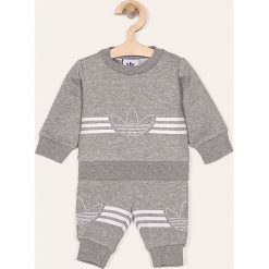Adidas Originals - Dres dziecięcy 62-104 cm. Szare spodnie chłopięce adidas Originals, z nadrukiem, z elastanu. Za 179,90 zł.