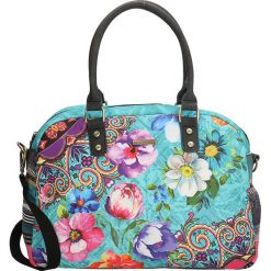 Torebki klasyczne damskie: Torebka „Lyan” z kolorowym wzorem – 38 x 26,5 x 15 cm