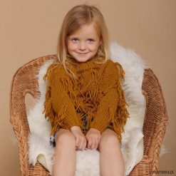Sweter Lova Baby Musztarda. Brązowe swetry chłopięce marki Pakamera, z wełny. Za 189,00 zł.