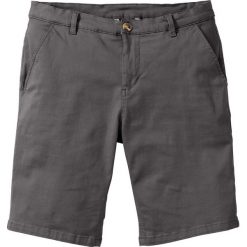 Bermudy ze stretchem Slim Fit bonprix dymny szary. Szare spodenki i szorty męskie bonprix, m, bez wzorów. Za 89,99 zł.