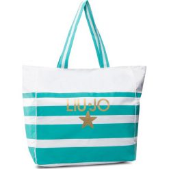 Torebka LIU JO - Borsa 2 Manici VA0188 T0300 Bco Ottico/Tropic B3684. Niebieskie torebki klasyczne damskie Liu Jo, bez wzorów, z materiału, bez dodatków. W wyprzedaży za 219,00 zł.