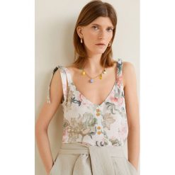 Mango - Top Lazos. Bluzki damskie Mango. W wyprzedaży za 39,90 zł.