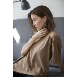 DUST Oversize Tee. Szare bluzki damskie Pakamera, uniwersalny, bez wzorów, z bawełny, bez kołnierzyka, bez rękawów. Za 118,00 zł.