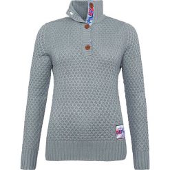 Swetry klasyczne damskie: Sweter „Aletsch” w kolorze szarym