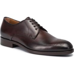 Półbuty BOSS - Stanford 50417646 10208736 01 Dark Brown 209. Pomarańczowe buty wizytowe męskie Boss, ze skóry. W wyprzedaży za 819,00 zł.