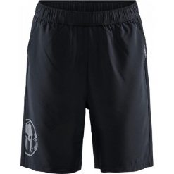 Craft spodenki treningowe męskie Spartan L czarny. Czarne spodenki sportowe męskie Craft, s, bez wzorów, sportowe, na fitness i siłownię. Za 185,00 zł.