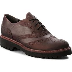 Oxfordy SERGIO BARDI - Lecce FW127262717RB 134. Czerwone jazzówki damskie marki Sergio Bardi, ze skóry, na obcasie. W wyprzedaży za 219,00 zł.