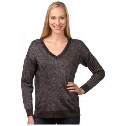 Swetry klasyczne damskie: Brave Soul Sweter Damski Crystal M Czarny