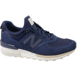 New Balance MS574FSL. Niebieskie buty sportowe męskie New Balance, ze skóry, bez zapięcia. W wyprzedaży za 379,99 zł.