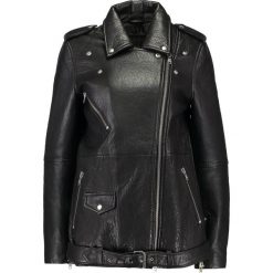 Kurtki damskie: YAS YASWIONA LEATHER JACKET Kurtka skórzana black