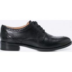 Clarks - Półbuty Netlay Rose. Czerwone bez kategorii marki Clarks, ze skóry, z okrągłym noskiem, na obcasie. W wyprzedaży za 299,90 zł.
