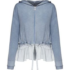Bluza DEHA EASY Niebieski. Niebieskie bluzy damskie z kapturem marki Deha, z bawełny. Za 570,00 zł.