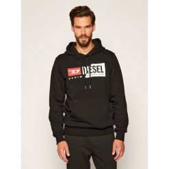 Bluza Diesel S-Girk-Hood-Cuty A00339 0IAJH. Czarne bluzy męskie Diesel, s, bez wzorów, bez kołnierzyka, bez rękawów, bez kaptura. Za 669,00 zł.