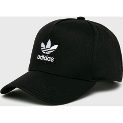 Adidas Originals - Czapka. Czarne czapki damskie adidas Originals, bez wzorów, z bawełny. Za 89,90 zł.
