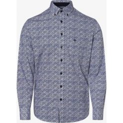Fynch-Hatton - Koszula męska, niebieski. Niebieskie koszule męskie Fynch-Hatton, xl, z nadrukiem, z kontrastowym kołnierzykiem, bez rękawów. Za 249,95 zł.