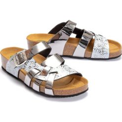DR. BRINKMANN 701288-92 silber, klapki profilaktyczne damskie. Koturny damskie Dr. Brinkmann, bez obcasa, na koturnie, bez zapięcia. Za 189,90 zł.