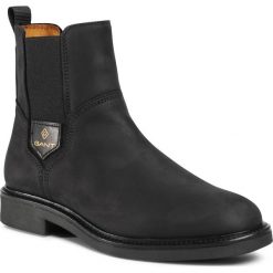 Sztyblety GANT - Ashleyy 21554926 Black G00. Czarne kozaki damskie GANT, ze skóry, bez obcasa, na obcasie, bez zapięcia. Za 719,00 zł.