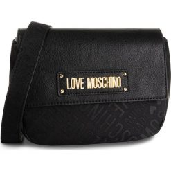Torebka LOVE MOSCHINO - JC4012PP18LB100A Nero. Czarne listonoszki damskie Love Moschino, na co dzień, bez wzorów, ze skóry ekologicznej, bez dodatków. W wyprzedaży za 579,00 zł.