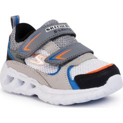 Sneakersy SKECHERS - Vendow 90751N/GYBK Gray/Black. Szare trampki chłopięce Skechers, bez wzorów, ze skóry ekologicznej, na rzepy. Za 179,00 zł.