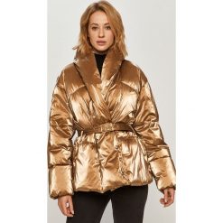 Pinko - Kurtka. Brązowe kurtki damskie Pinko, s, bez wzorów, z poliesteru, klasyczne, długie. Za 1539,00 zł.
