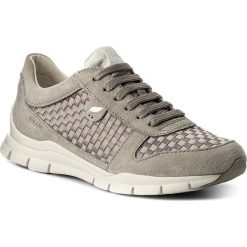 Sneakersy GEOX - D Sukie A D52F2A 022ZI C1414 Lt Grey. Szare półbuty damskie Geox, ze skóry. W wyprzedaży za 279,00 zł.