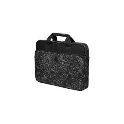 Torby na laptopa: Torba do laptopa Continent 15.6" czarna (CC-032 BLACK PRINTS)