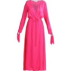 Długie sukienki: NAKD LONG SLEEVE COAT DRESS Długa sukienka magenta