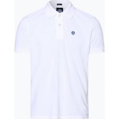 North Sails - Męska koszulka polo, biały. Białe koszulki męskie North Sails, s, bez wzorów, z materiału, klasyczne, polo, bez rękawów. Za 199,95 zł.