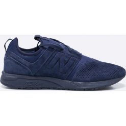 New Balance - Buty MRL247NA. Niebieskie halówki męskie marki New Balance, ze skóry, na sznurówki. W wyprzedaży za 219,90 zł.