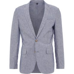 J.CREW LUDLOW UNSTRUCTURED SUIT JACKET Marynarka deep water. Niebieskie kurtki męskie marki J.CREW, m, bez wzorów, z bawełny, bez kaptura. Za 869,00 zł.