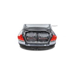 VOLVO S60, 2000-2010 TORBY DO BAGAŻNIKA 5 SZT KJUST - 7042013. Szare torby podróżne KJUST, bez wzorów, z kauczuku, klasyczne. Za 1299,00 zł.
