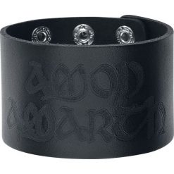 Bransoletki męskie: Amon Amarth Logo Bransoletka skórzana standard