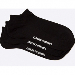 Emporio Armani Underwear - Skarpety (3 pack). Białe skarpetki męskie Emporio Armani, z bawełny. W wyprzedaży za 59,90 zł.