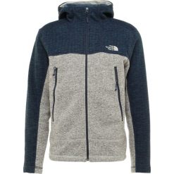 The North Face ALPINE Kurtka z polaru mottled dark blue/sand. Szare kurtki sportowe męskie marki The North Face, l, z materiału, z kapturem. Za 649,00 zł.
