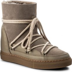 Buty zimowe damskie: Buty INUIKII – Sneaker Wedge Classic 30100 Beige