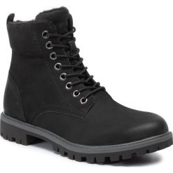 Trapery TAMARIS - 1-25272-23 Black 001. Czarne trapery damskie Tamaris, ze skóry ekologicznej, bez obcasa, bez zapięcia. W wyprzedaży za 259,00 zł.