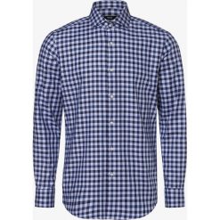 BOSS - Koszula męska – Jason, niebieski. Niebieskie koszule męskie Boss, m, w kratkę, eleganckie, bez kołnierzyka, bez rękawów. Za 449,95 zł.