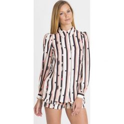 BLUZKA Elisabetta Franchi. Czarne bluzki damskie Elisabetta Franchi, z aplikacjami, z włoskim kołnierzykiem, bez rękawów. Za 659,00 zł.