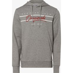 Jack & Jones - Męska bluza nierozpinana – Jorcitysign, szary. Szare bluzy męskie Jack & Jones, s, bez wzorów, z kapturem, bez rękawów, z kapturem. Za 119,95 zł.