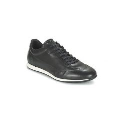 Buty Geox PRJ SS07 SS17. Czarne trampki męskie marki Geox, bez wzorów, bez zapięcia. Za 455,20 zł.