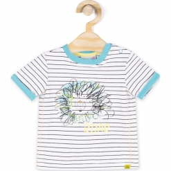 Koszulka. Białe t-shirty chłopięce marki RAINFOREST, z aplikacjami, z elastanu, z długim rękawem. Za 24,90 zł.
