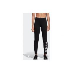Legginsy slim Gym & Pilates damskie. Czarne legginsy damskie Adidas, l, z elastanu. Za 119,99 zł.