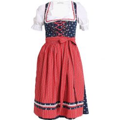 Anna Field Dirndl blue. Niebieskie sukienki damskie marki Anna Field, bez wzorów, z bawełny, z koszulowym kołnierzykiem, bez rękawów, koszulowe. Za 419,00 zł.