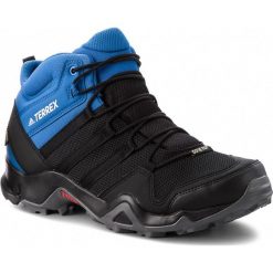 Buty adidas - Terrex AX2R Mid GTX GORE-TEX AC8035 Cblack/Cblack/Blubea. Czarne buty trekkingowe męskie Adidas, z gore-texu, outdoorowe, adidas terrex, gore-tex. W wyprzedaży za 409,00 zł.