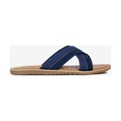Geox Artie Kapcie Niebieski. Niebieskie kapcie męskie Geox, z materiału. Za 324,95 zł.