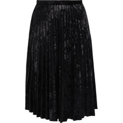 Spódniczki trapezowe: Glamorous Curve PLISSE MIDI SKIRT Spódnica trapezowa black