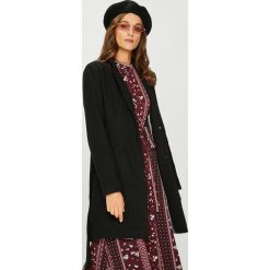 Vero Moda - Płaszcz. Czarne płaszcze damskie marki Vero Moda, s, z bawełny, klasyczne. W wyprzedaży za 239,90 zł.