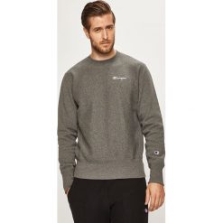 Champion - Bluza. Szare bluzy męskie Champion, s, bez wzorów, z bawełny, z okrągłym kołnierzem, bez rękawów, bez kaptura. W wyprzedaży za 199,90 zł.