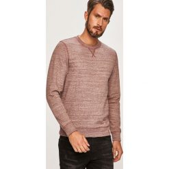 Tom Tailor Denim - Bluza. Brązowe bluzy męskie TOM TAILOR DENIM, s, bez wzorów, z bawełny, z okrągłym kołnierzem, bez rękawów, bez kaptura. Za 129,90 zł.